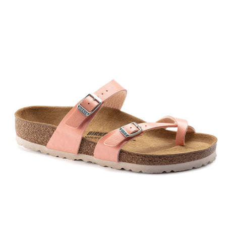 Birkenstock Mayari Birko-Flor Thong Sandal (Women) - Graceful Coral Peach Sandals - Thong - The Heel Shoe Fitters