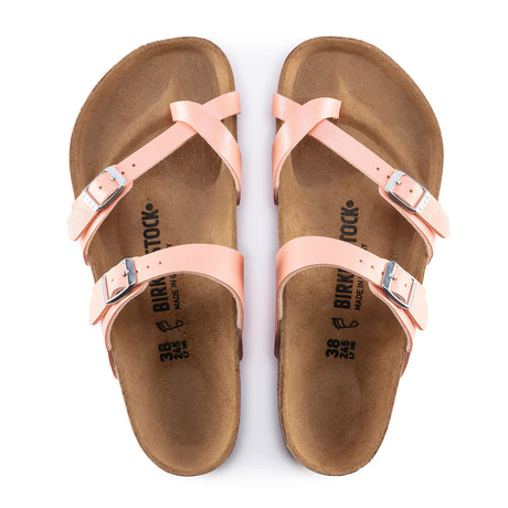 Birkenstock Mayari Birko-Flor Thong Sandal (Women) - Graceful Coral Peach Sandals - Thong - The Heel Shoe Fitters