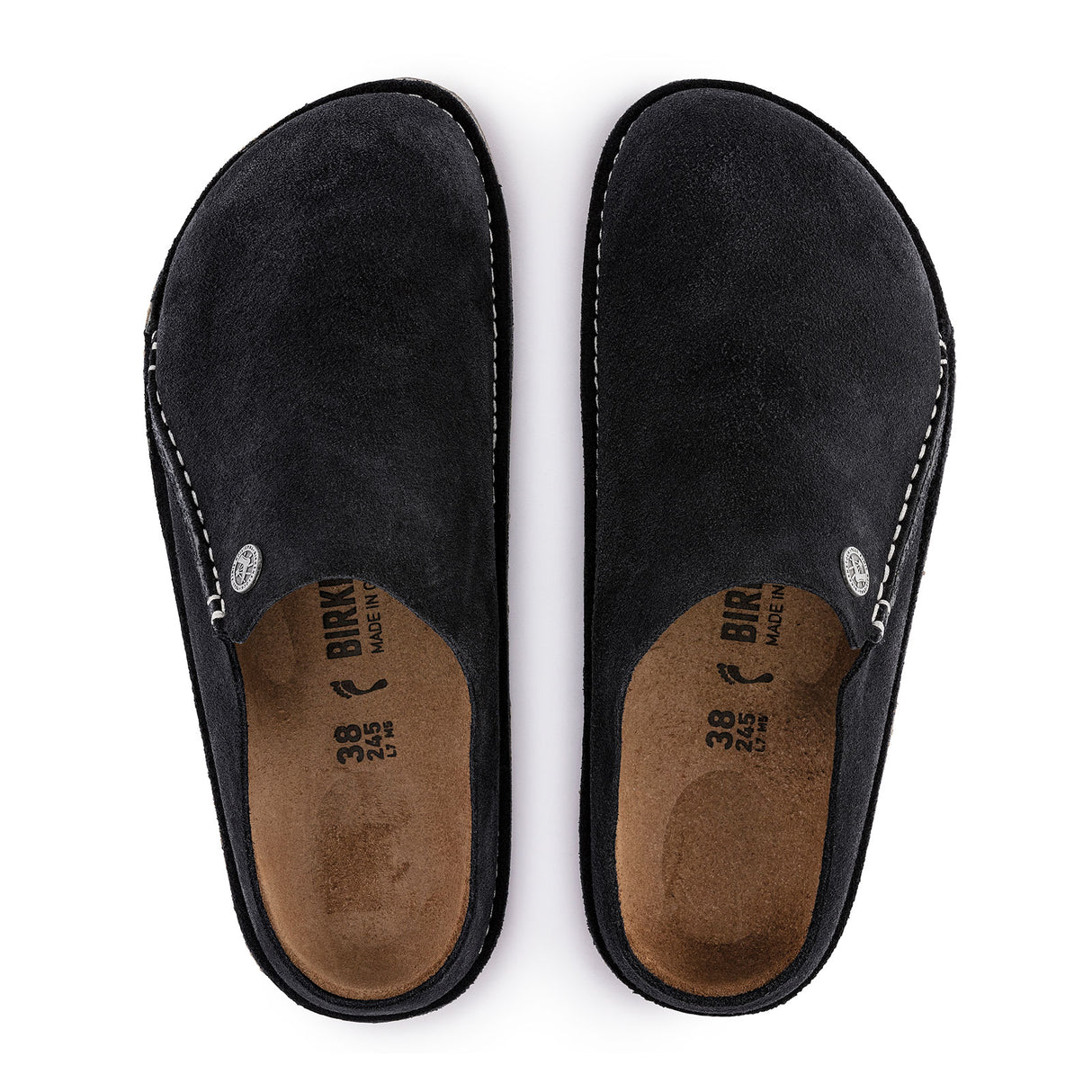 Birkenstock Zermatt 365 Slipper (Men) - Midnight Suede Dress-Casual - Slippers - The Heel Shoe Fitters