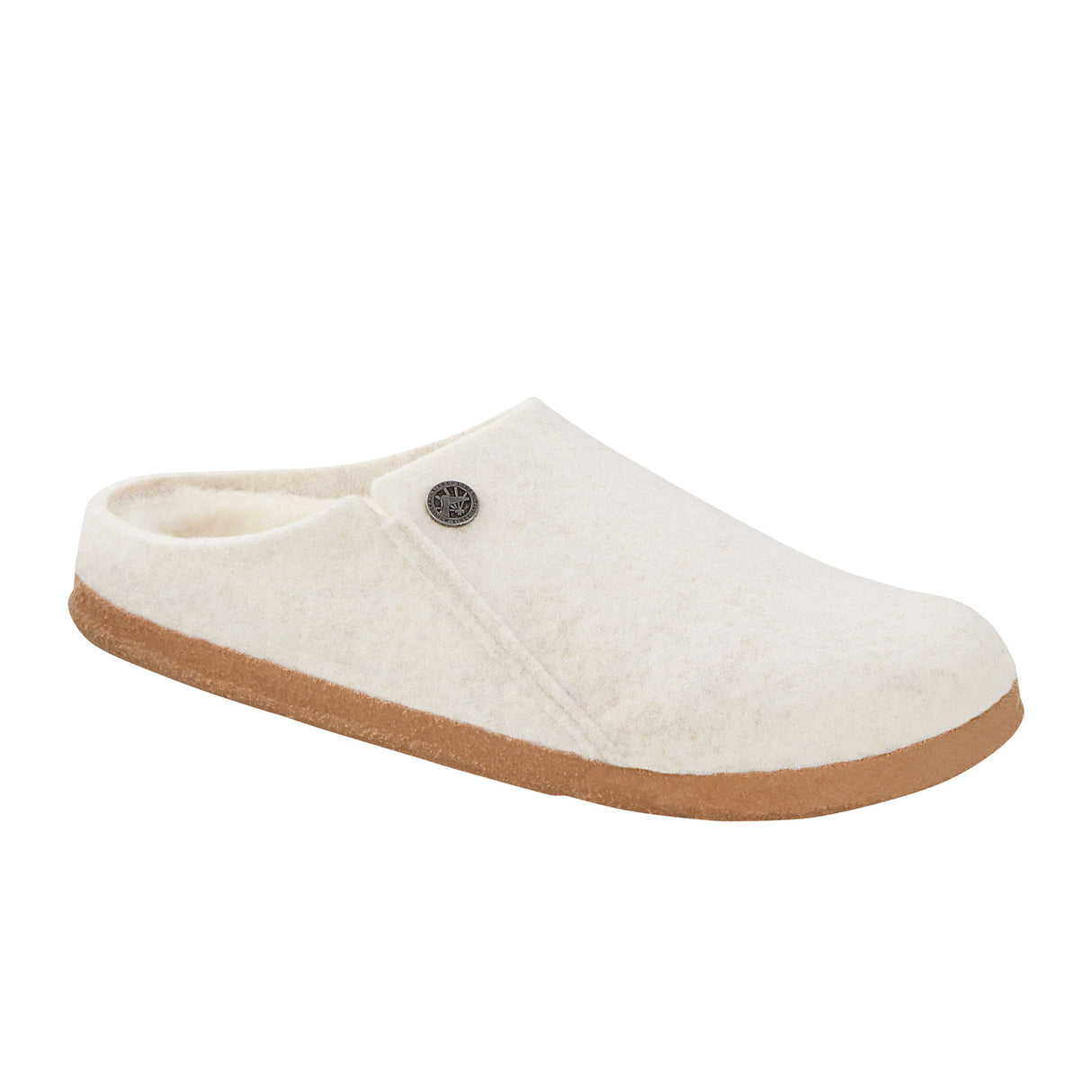 Birkenstock Zermatt Shearling Narrow (Women) - Ecru/Natural Dress-Casual - Slippers - The Heel Shoe Fitters