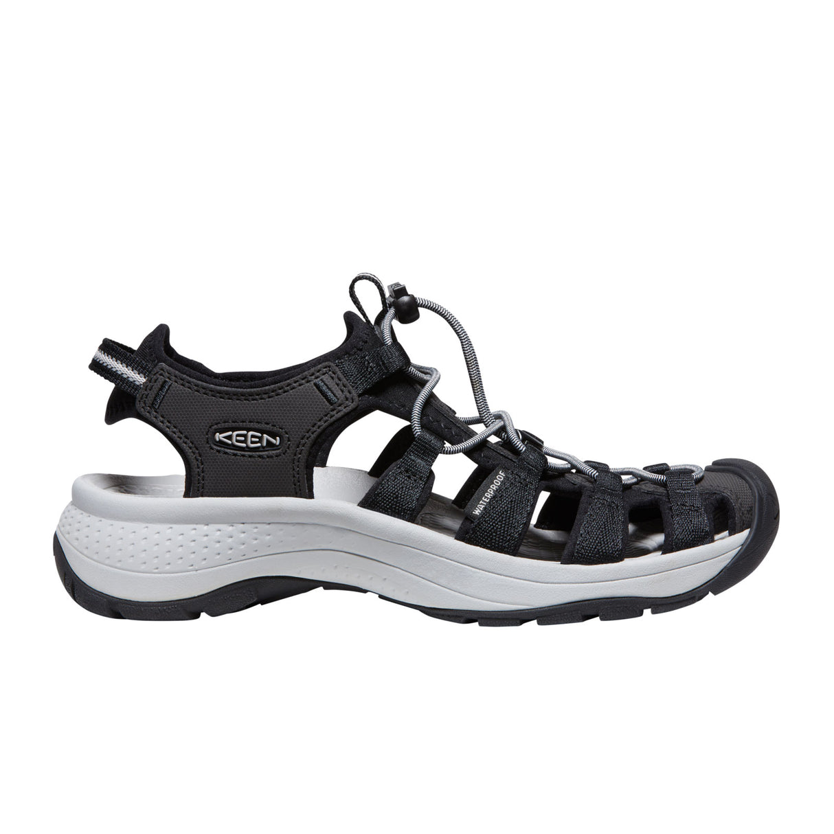 Keen Astoria West Active Sandal (Women) - Black/Grey Sandal - Active - The Heel Shoe Fitters