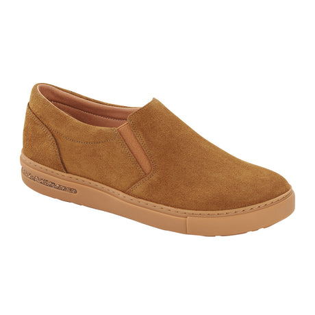 Birkenstock Oswego Slip On (Men) - Mink Suede Dress-Casual - Slip Ons - The Heel Shoe Fitters