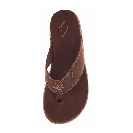 Olukai Nui Thong Sandal (Men) - Rum/Rum Sandals - Thong - The Heel Shoe Fitters