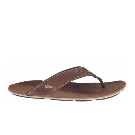 Olukai Nui Thong Sandal (Men) - Rum/Rum Sandals - Thong - The Heel Shoe Fitters