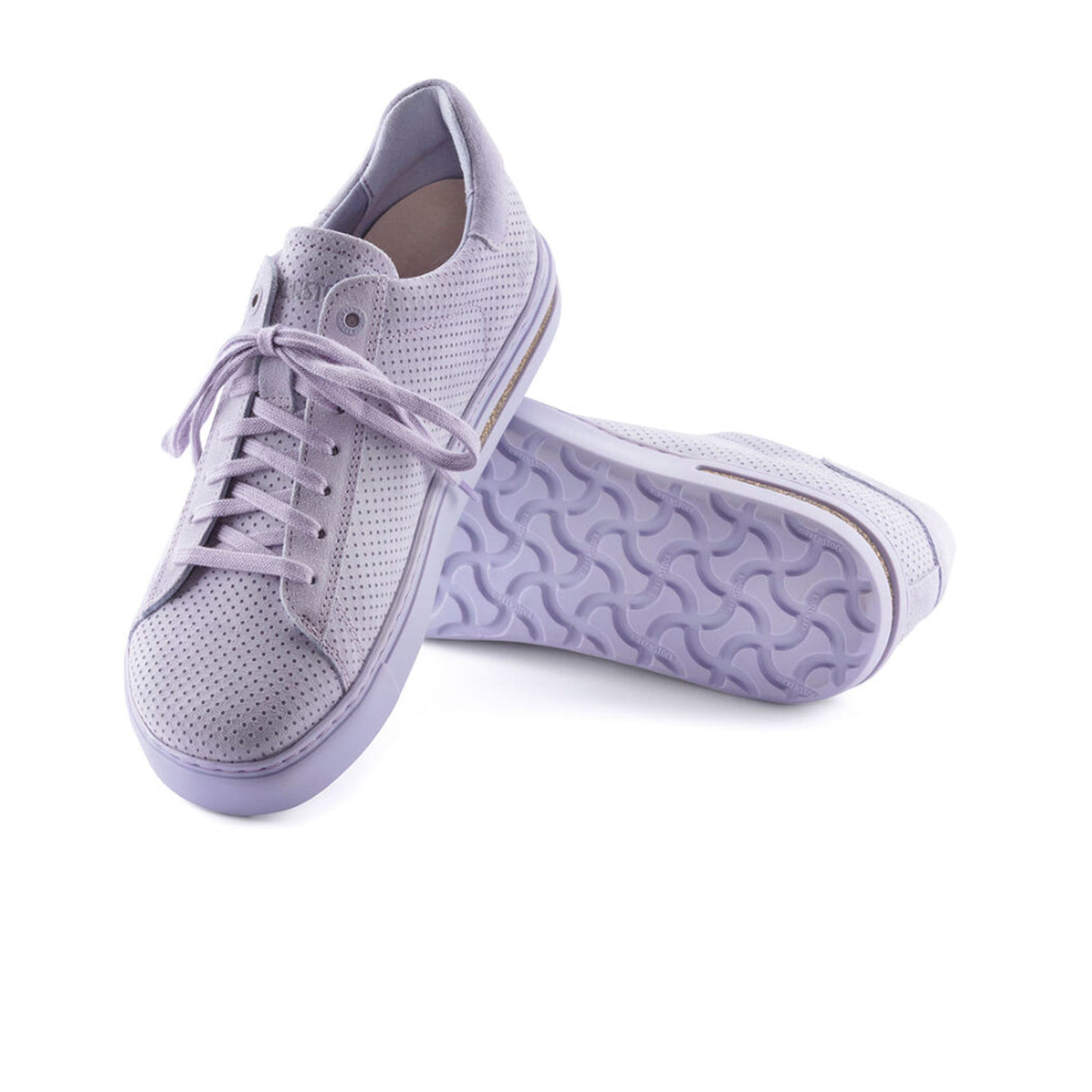 Birkenstock Bend Narrow Sneaker (Women) - Purple Fog Embossed Suede Athletic - Casual - Lace Up - The Heel Shoe Fitters