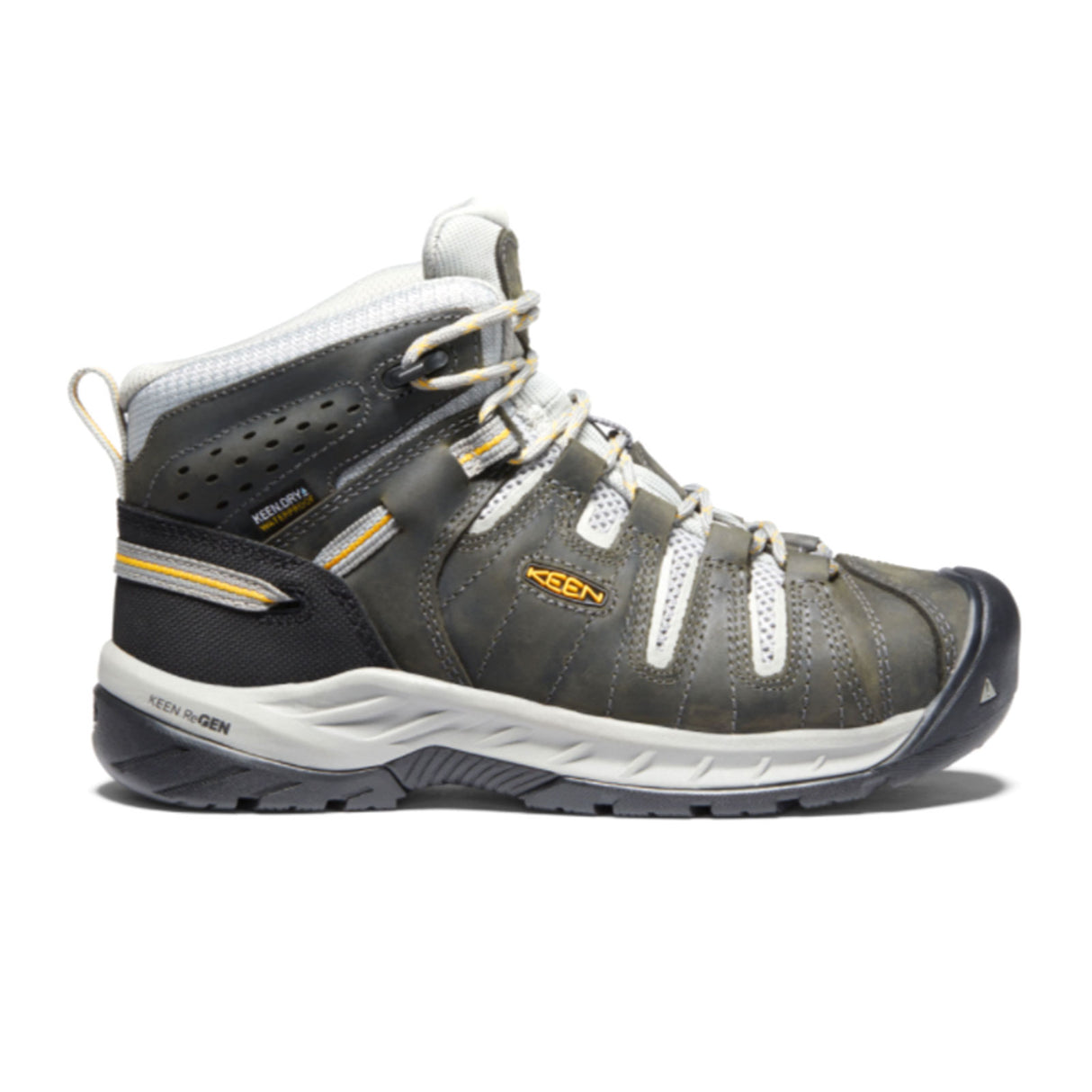 Keen Utility Flint II Waterproof Steel Toe Work Boot (Women) - Magnet/Vapor Boots - Work - 6 Inch - The Heel Shoe Fitters