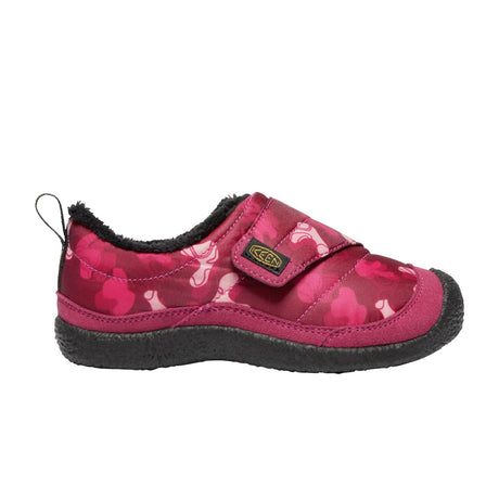 Keen Howser Low Wrap Big Kid Slip On (Children) - Jam/Rhubarb Dress-Casual - Slip Ons - The Heel Shoe Fitters