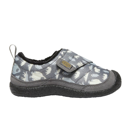 Keen Howser Low Wrap Slip On (Children) - Steel Grey/Star White Dress-Casual - Slip Ons - The Heel Shoe Fitters