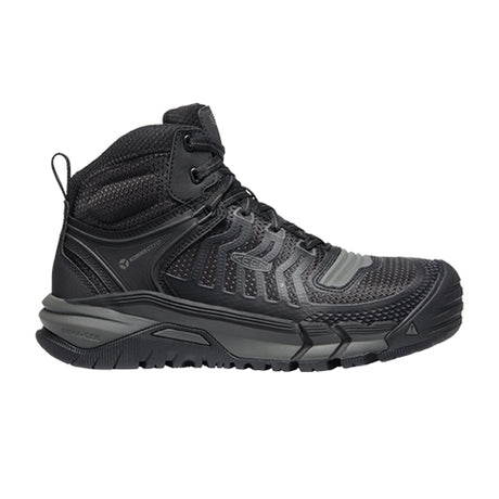 Keen Utility Kansas City Mid KBF Carbon Fiber Toe Work Boot (Men) - Black/Gun Metal Boots - Work - 6 Inch - The Heel Shoe Fitters