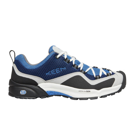 Keen Wasatch Crest Vent Hiking Shoe (Men) - Blue Depths/Bright Cobalt Hiking - Low - The Heel Shoe Fitters