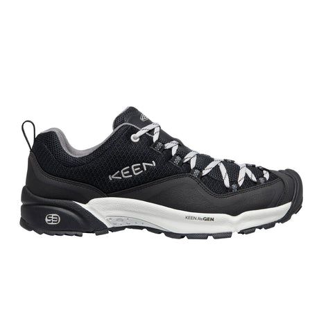 Keen Wasatch Crest Vent Low Hiking Boot (Men) - Black/Vapor Hiking - Low - The Heel Shoe Fitters