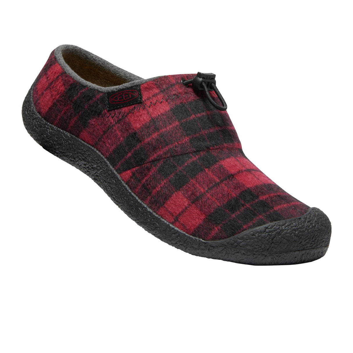Keen Howser III Slide (Men) - Rhubarb Plaid/Black Dress-Casual - Slip Ons - The Heel Shoe Fitters