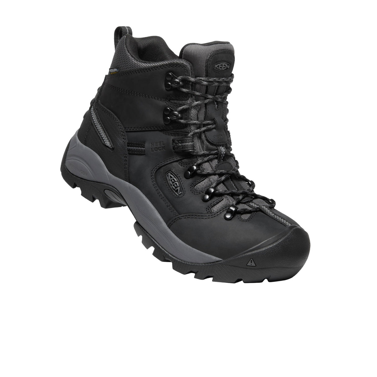 Keen Utility Pittsburgh Energy 6" Waterproof Composite Toe Work Boot (Men) - Black/Forged Iron Boots - Work - 6 Inch - The Heel Shoe Fitters
