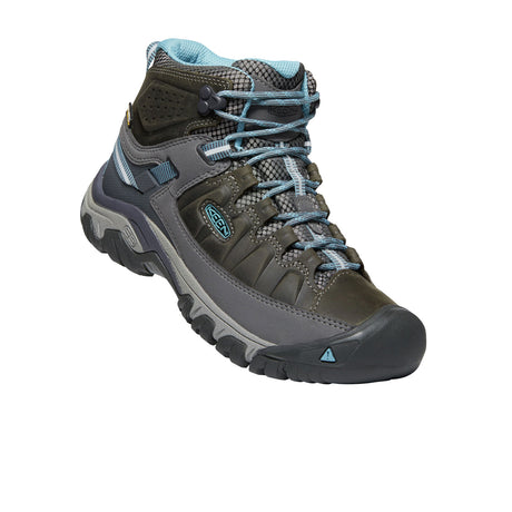 Keen Targhee III Mid Waterproof Wide Hiking Boot (Women) - Magnet/Atlantic Blue Boots - Hiking - Mid - The Heel Shoe Fitters