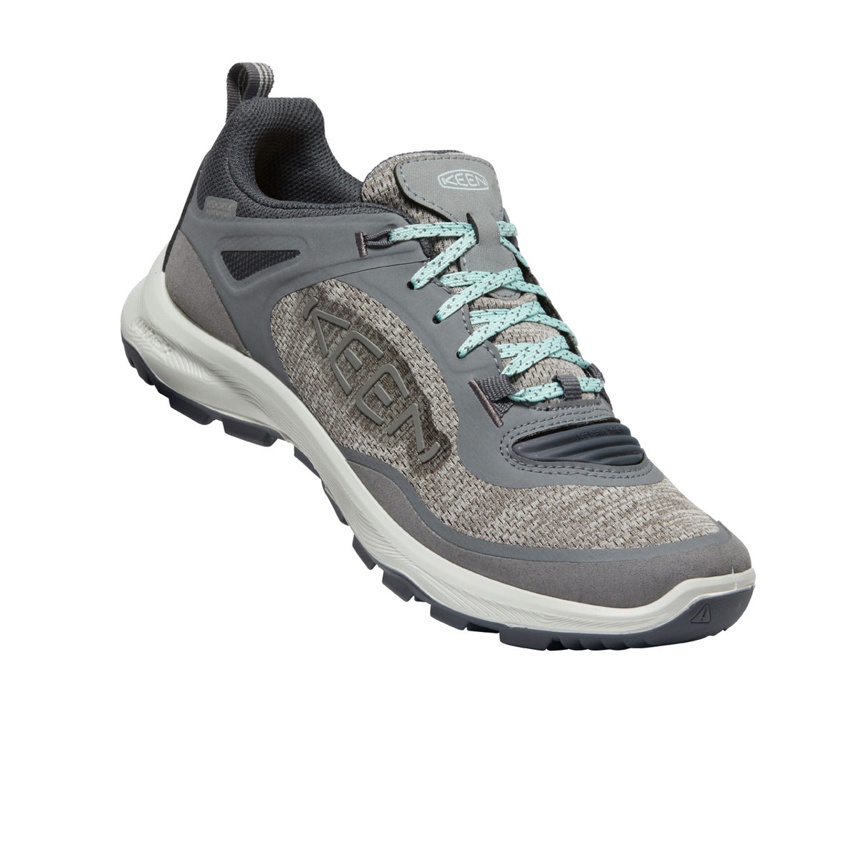 Keen Terradora Flex Low Waterproof Hiking Shoe (Women) - Steel Grey/Cloud Blue Hiking - Low - The Heel Shoe Fitters
