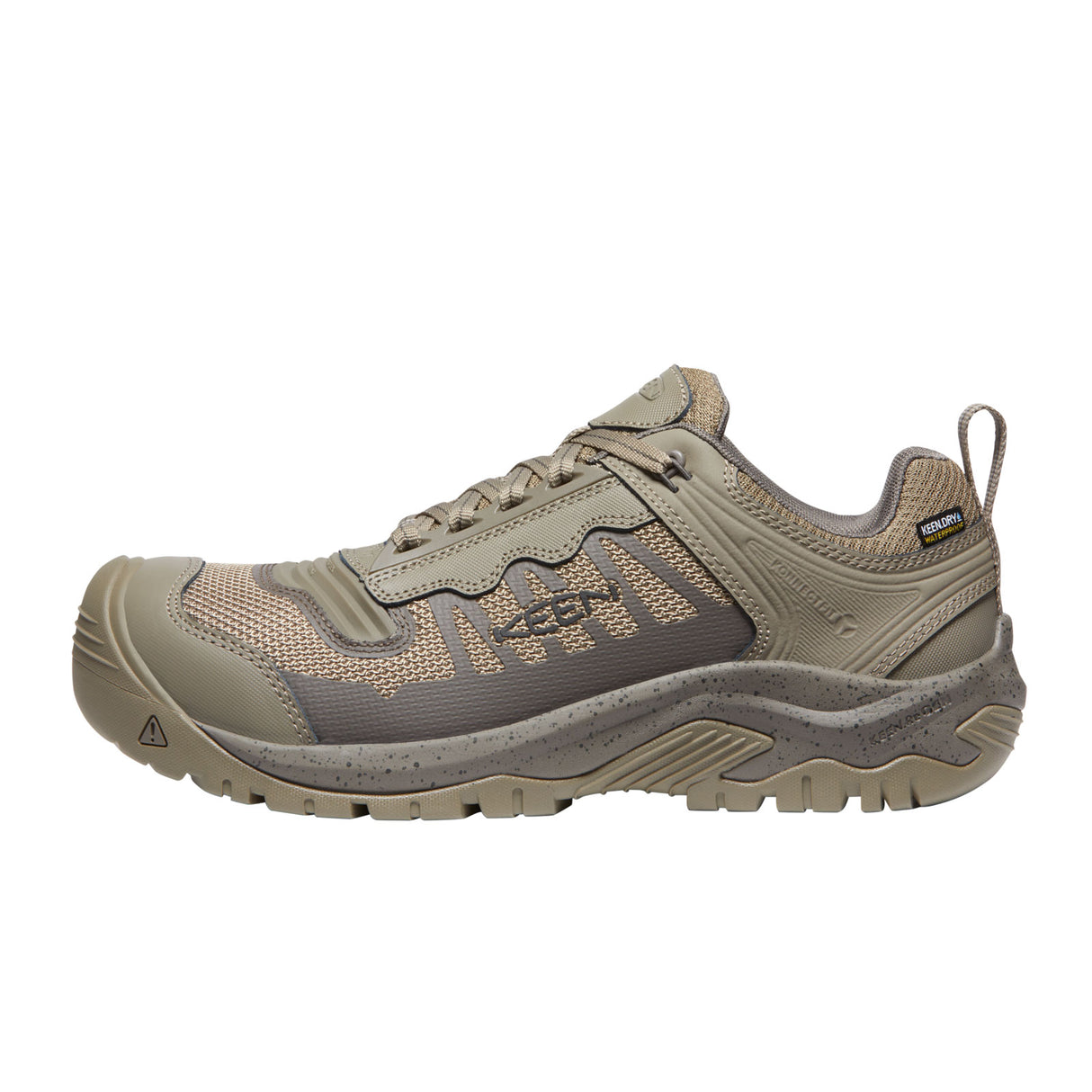 Keen Utility Reno KBF Waterproof Carbon Fiber Toe Work Shoe (Men) - Brindle/Morel Boots - Work - Low - Other - The Heel Shoe Fitters