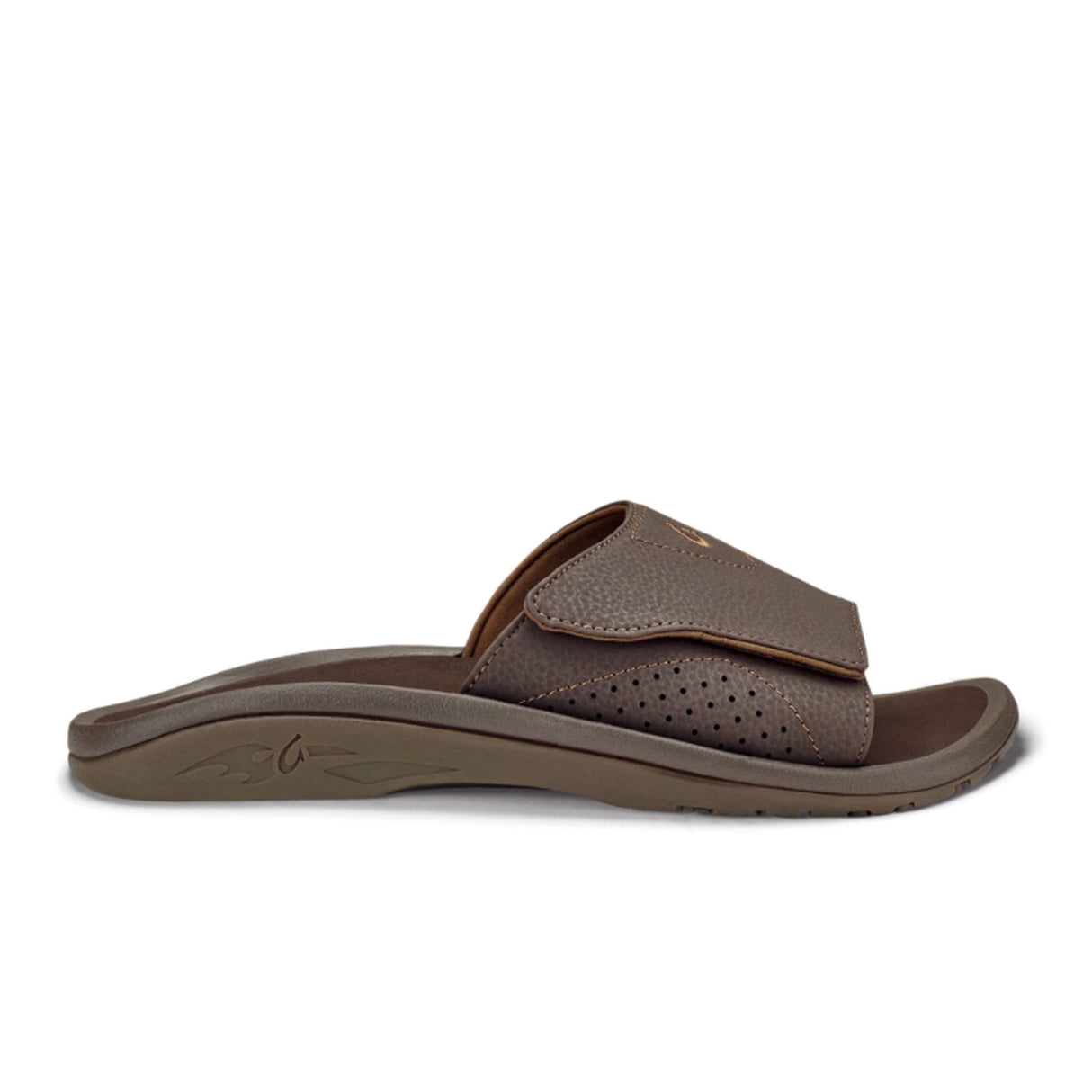OluKai Nalu Slide Sandal (Men) - Dark Java/Dark Java Sandal - Slide - The Heel Shoe Fitters