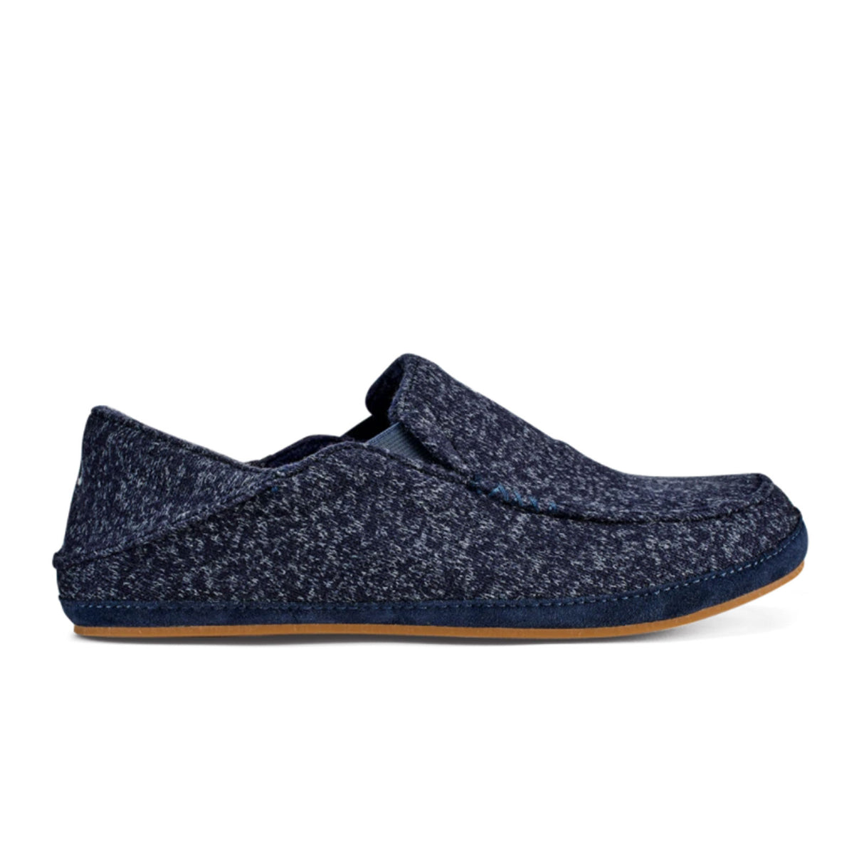 Olukai Moloa Hulu Slipper (Men) - Trench Blue/Trench Blue Dress-Casual - Slippers - The Heel Shoe Fitters