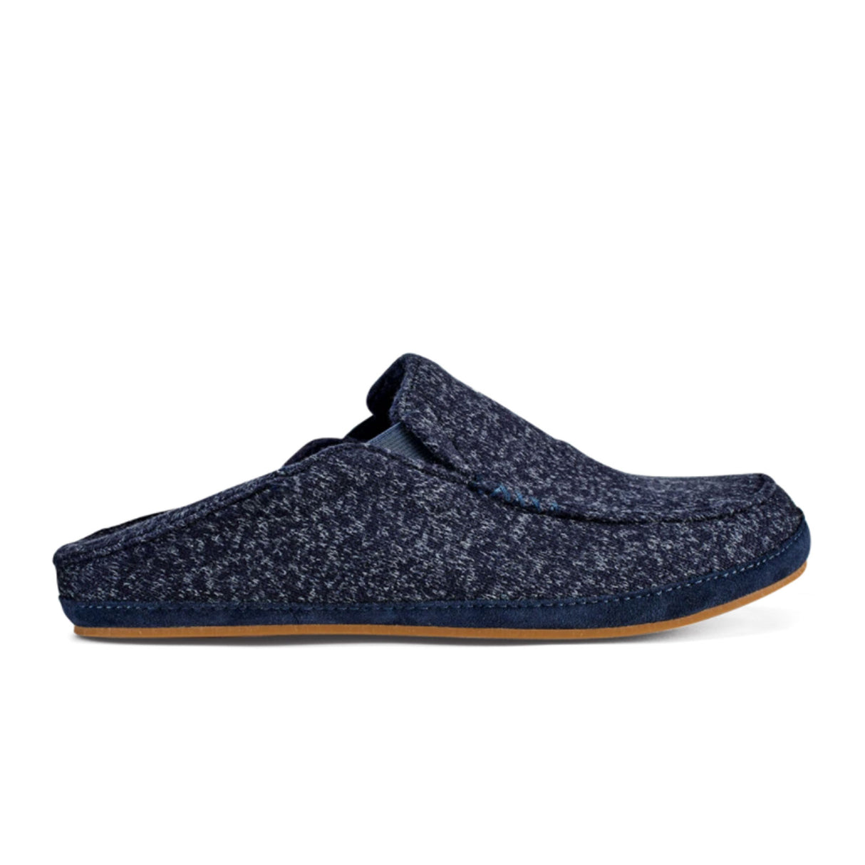 Olukai Moloa Hulu Slipper (Men) - Trench Blue/Trench Blue Dress-Casual - Slippers - The Heel Shoe Fitters