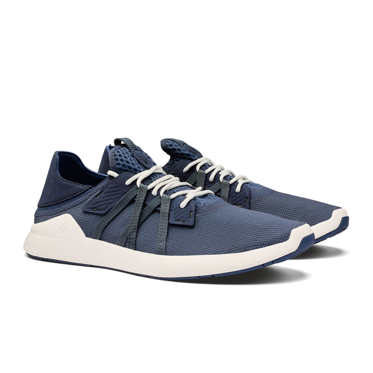OluKai Holo Sneaker (Men) - Vintage Indigo/White Athletic - Casual - Lace Up - The Heel Shoe Fitters