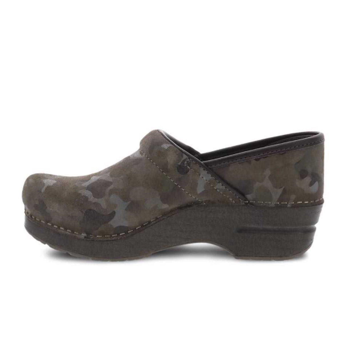 Dansko Professional Clog (Women) - Camo Suede Dress-Casual - Clogs & Mules - The Heel Shoe Fitters