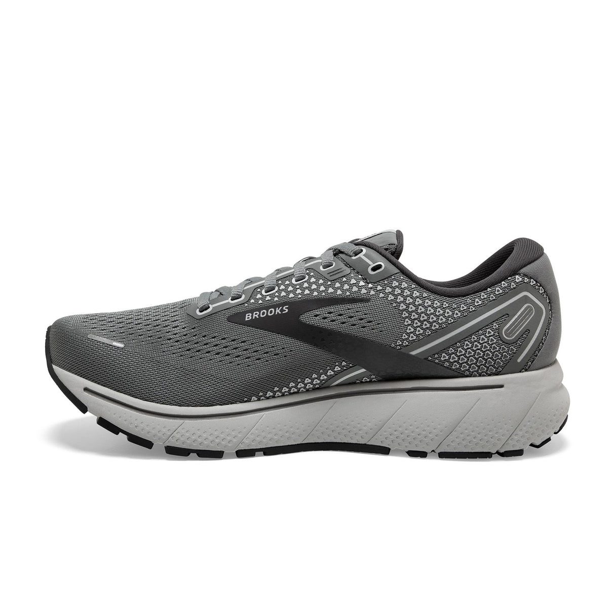 Brooks Ghost 14  Running Shoe (Men) - Grey/Alloy/Oyster Athletic - Running - Neutral - The Heel Shoe Fitters