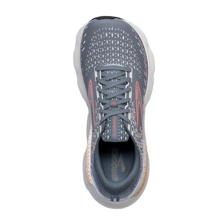 Brooks Glycerin 20 GTS Running Shoe (Men) - Grey/Chili Oil/Orange Athletic - Running - The Heel Shoe Fitters