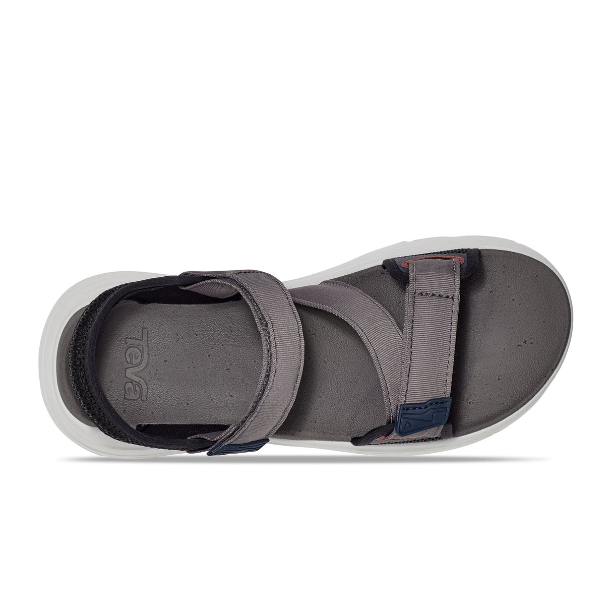 Teva Zymic Active Sandal (Men) - Grey/Red Sandal - Active - The Heel Shoe Fitters