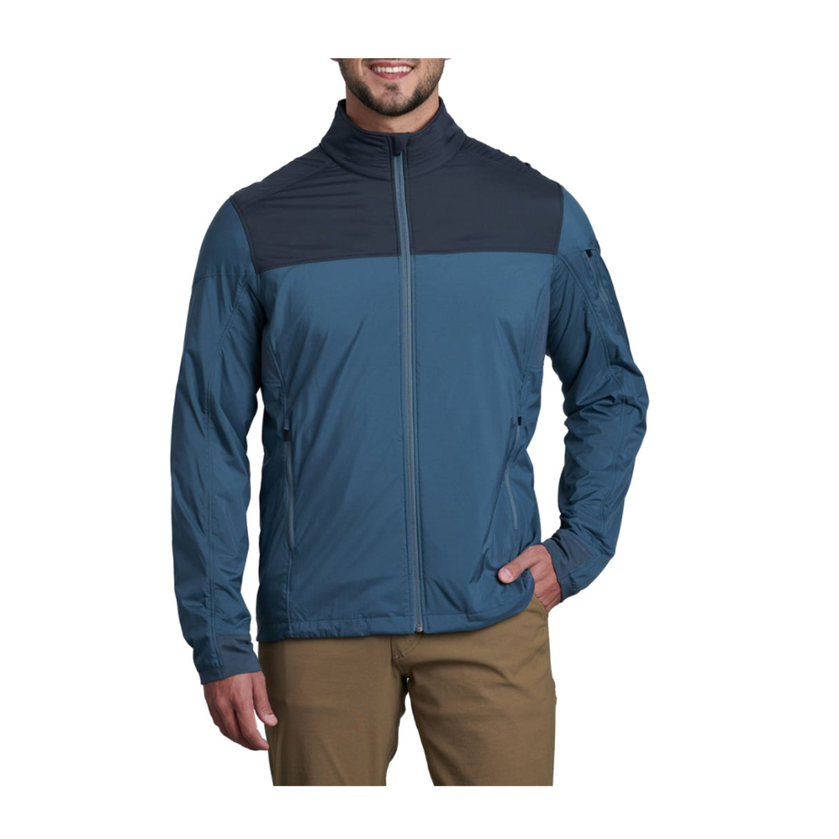 Kuhl The One Jacket (Men) - Steel Blue Apparel - Top - Long Sleeve - The Heel Shoe Fitters