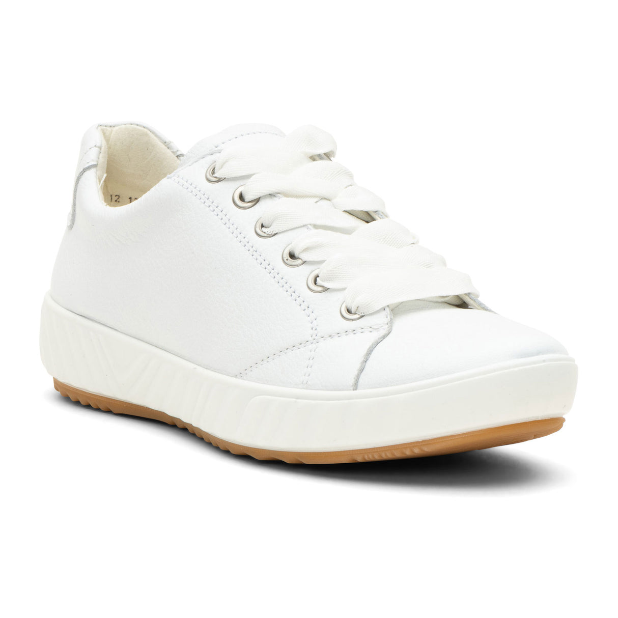 Ara Alexandria Sneaker (Women) - White Calf Athletic - Casual - Lace Up - The Heel Shoe Fitters