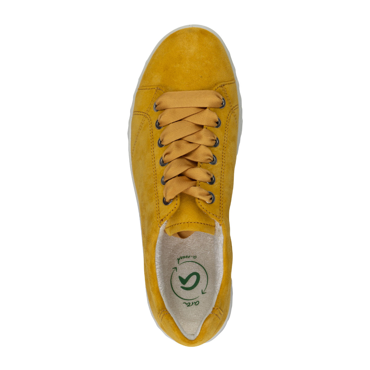 Ara Alexandria Sneaker (Women) - Yellow Suede Dress-Casual - Lace Ups - The Heel Shoe Fitters
