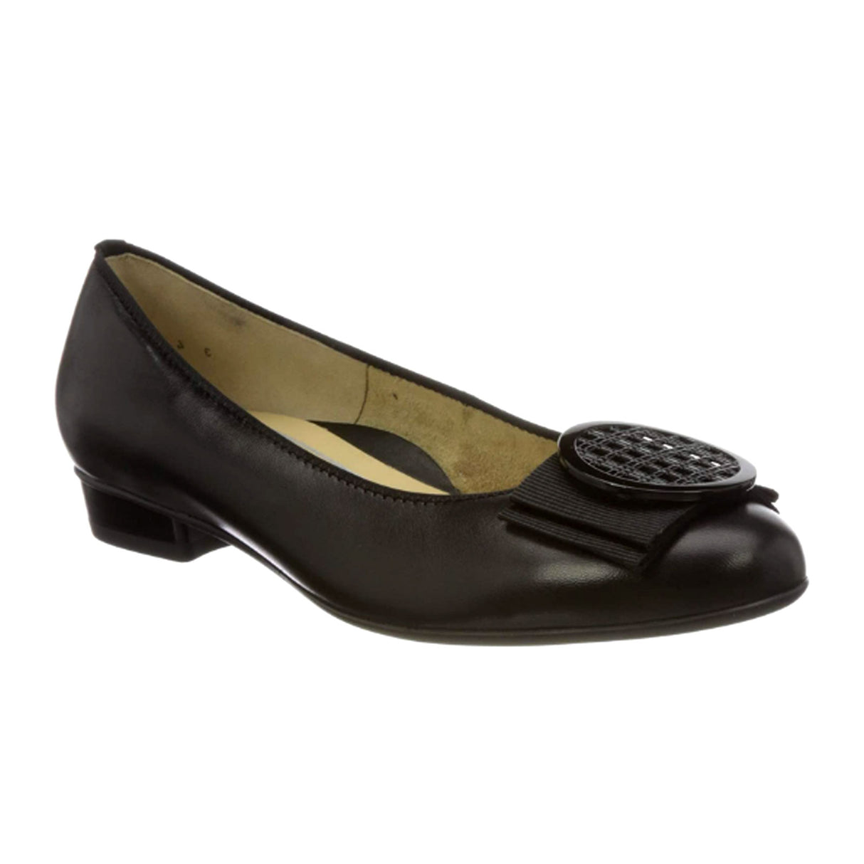 Ara Bambi Ballet Flat (Women) - Black Nappa Leather Dress-Casual - Heels - The Heel Shoe Fitters