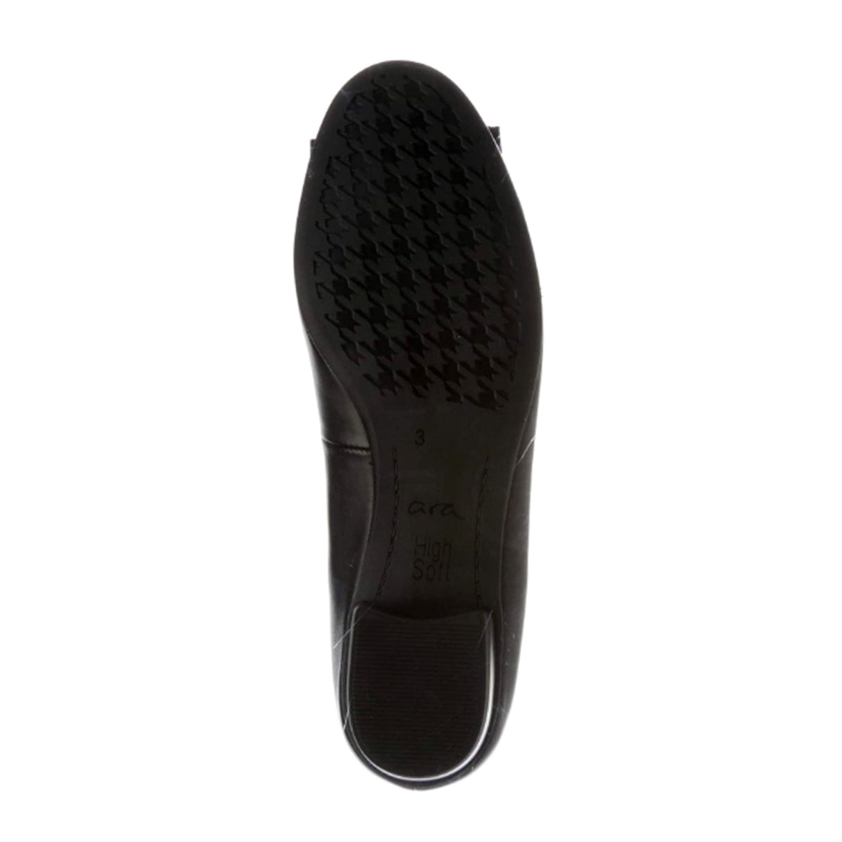 Ara Bambi Ballet Flat (Women) - Black Nappa Leather Dress-Casual - Heels - The Heel Shoe Fitters