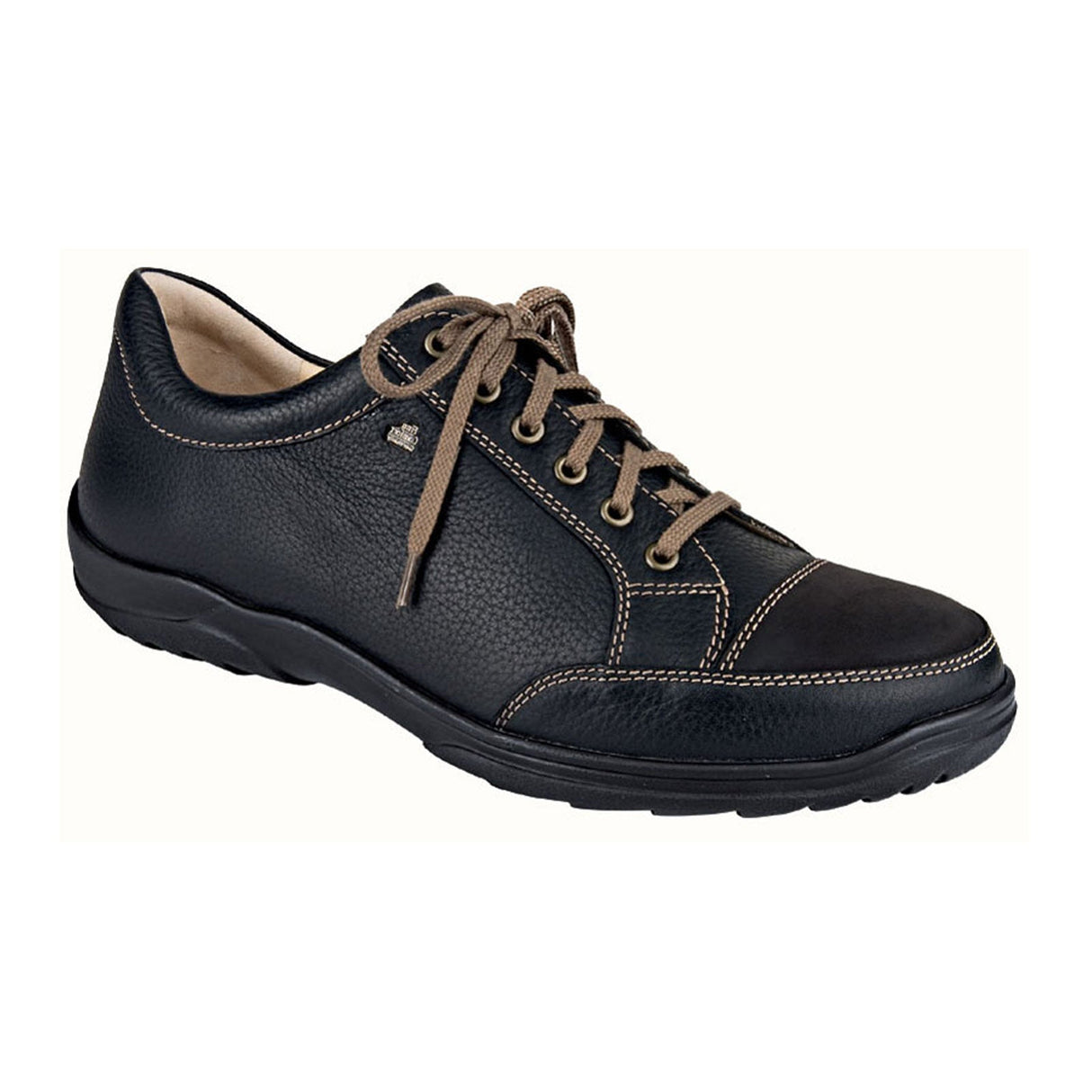 Finn Comfort Alamo Lace Up (Men) - Schwarz Dress-Casual - Lace Ups - The Heel Shoe Fitters