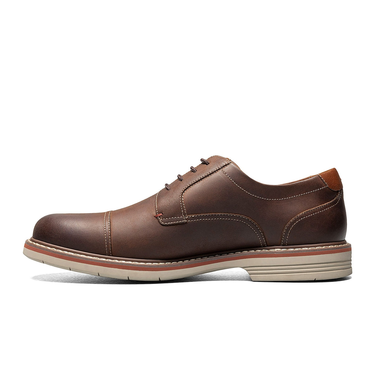Florsheim Norwalk Cap Toe Oxford (Men) - Brown Crazy Horse Dress-Casual - Oxford - The Heel Shoe Fitters