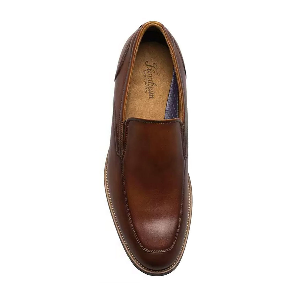 Florsheim Rucci Moc Toe Slip On (Men) - Cognac Dress-Casual - Slip On - The Heel Shoe Fitters