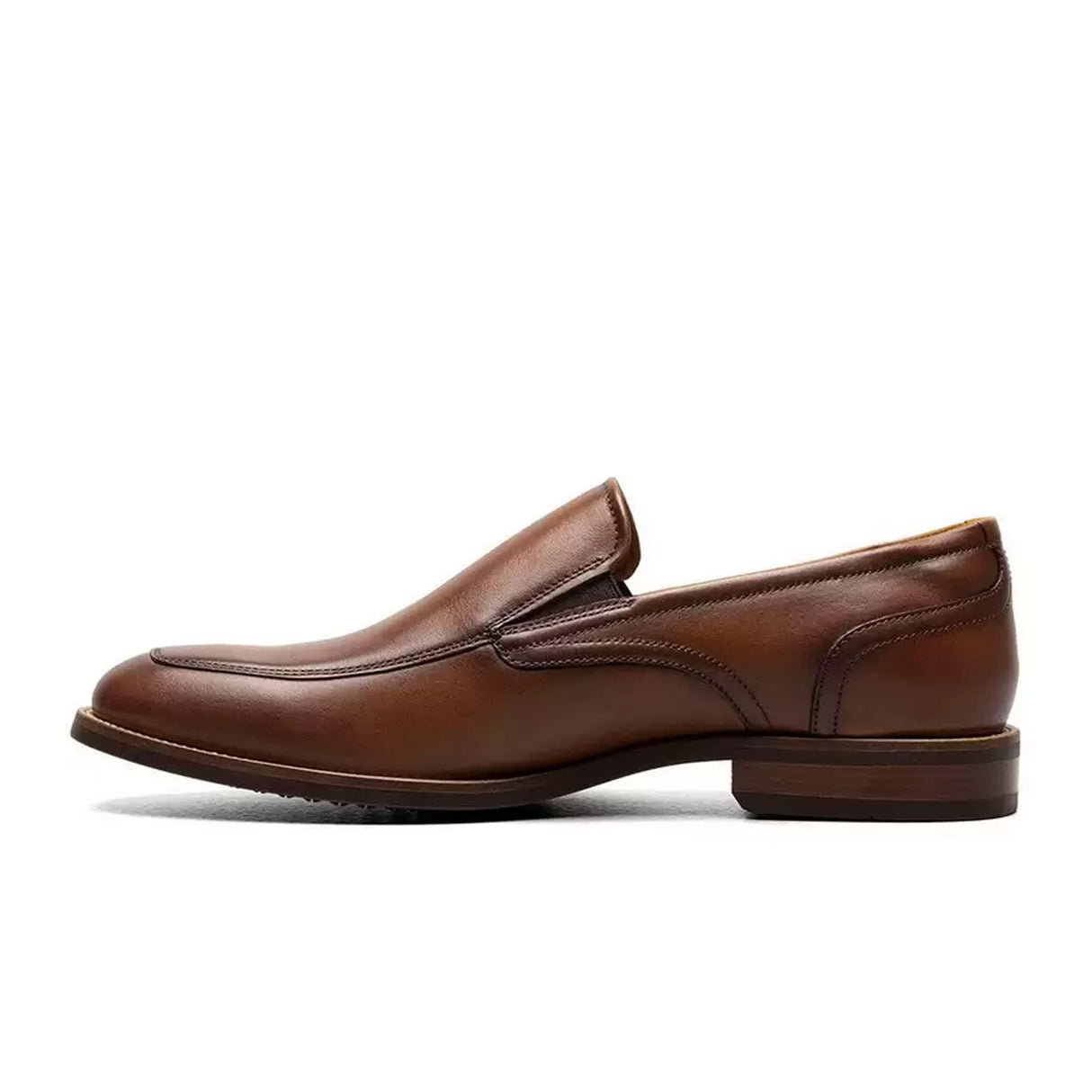 Florsheim Rucci Moc Toe Slip On (Men) - Cognac Dress-Casual - Slip On - The Heel Shoe Fitters