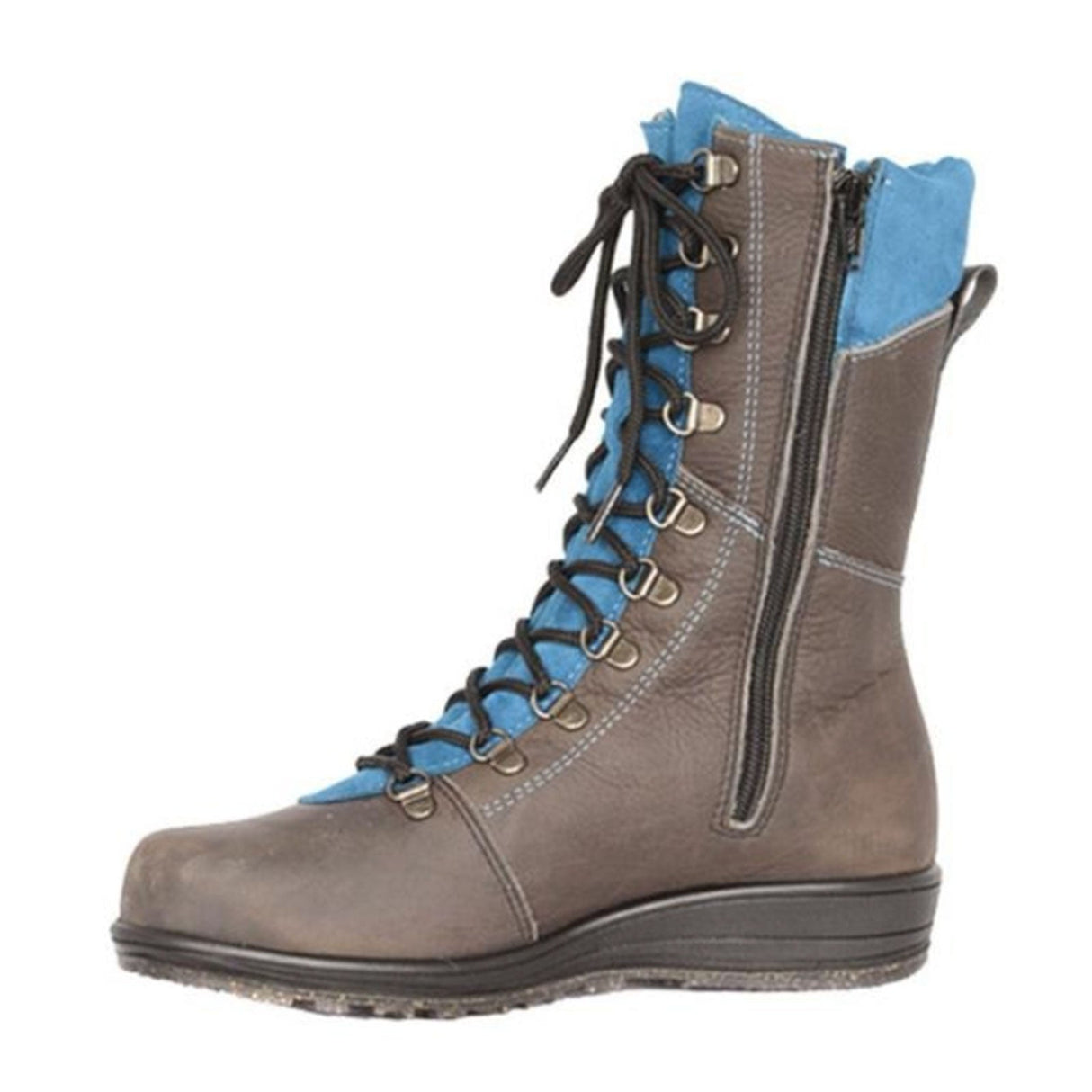 Martino Banff Mid Winter Boot (Women) - Grey/Aqua Boots - Winter - Mid Boot - The Heel Shoe Fitters