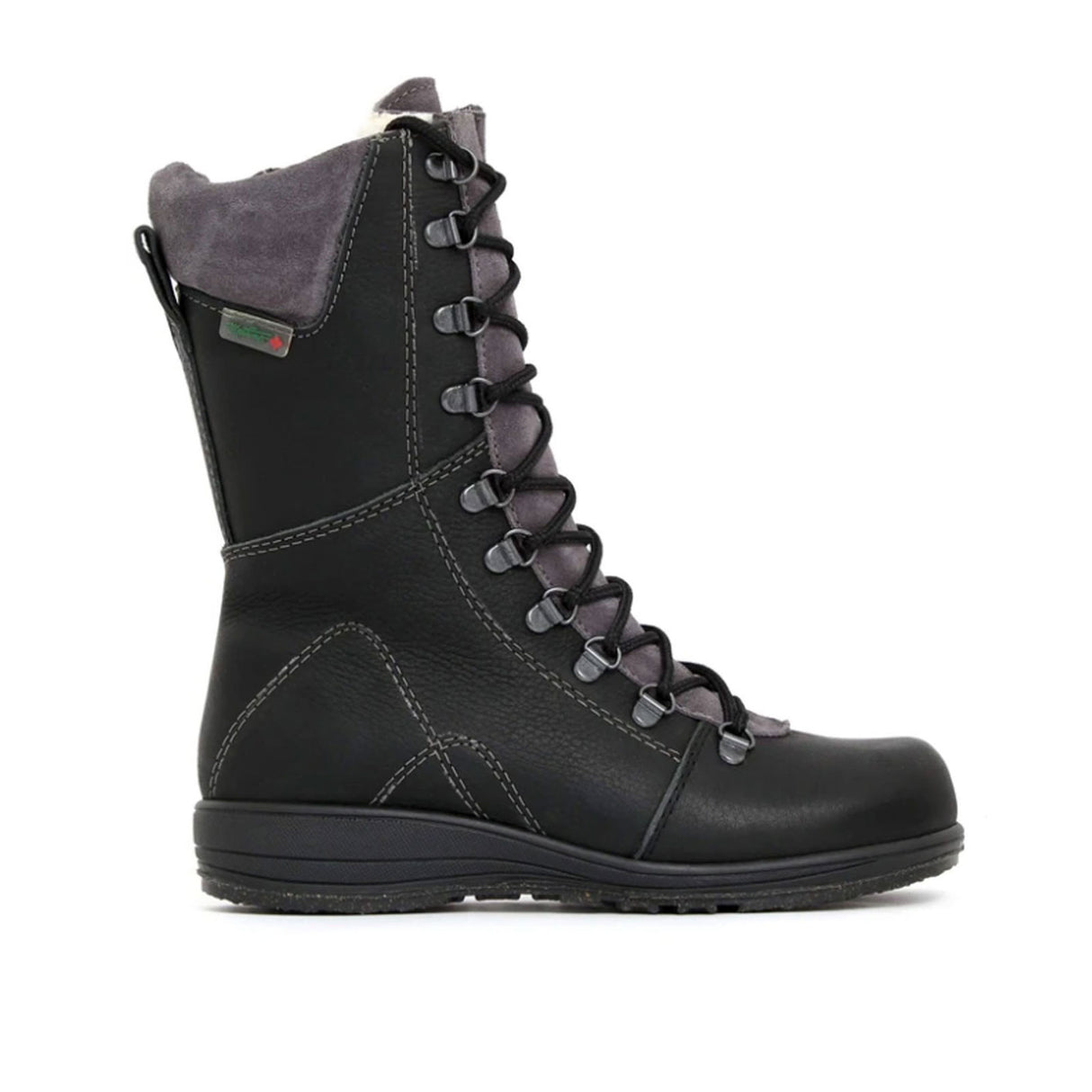 Martino Banff Mid Boot (Women) - Black/Grey Boots - Winter - Mid Boot - The Heel Shoe Fitters