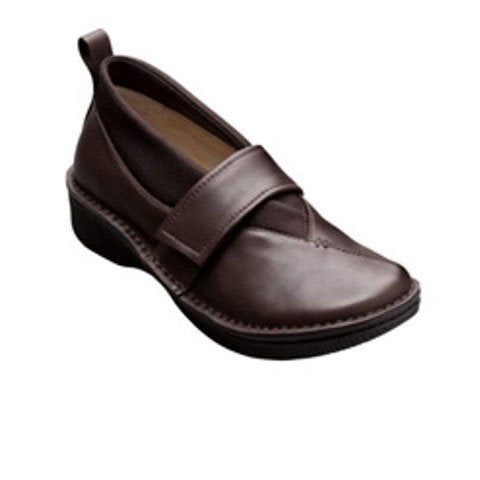 Akaishi Obi Slip On (Women) - Brown Dress-Casual - Slip Ons - The Heel Shoe Fitters