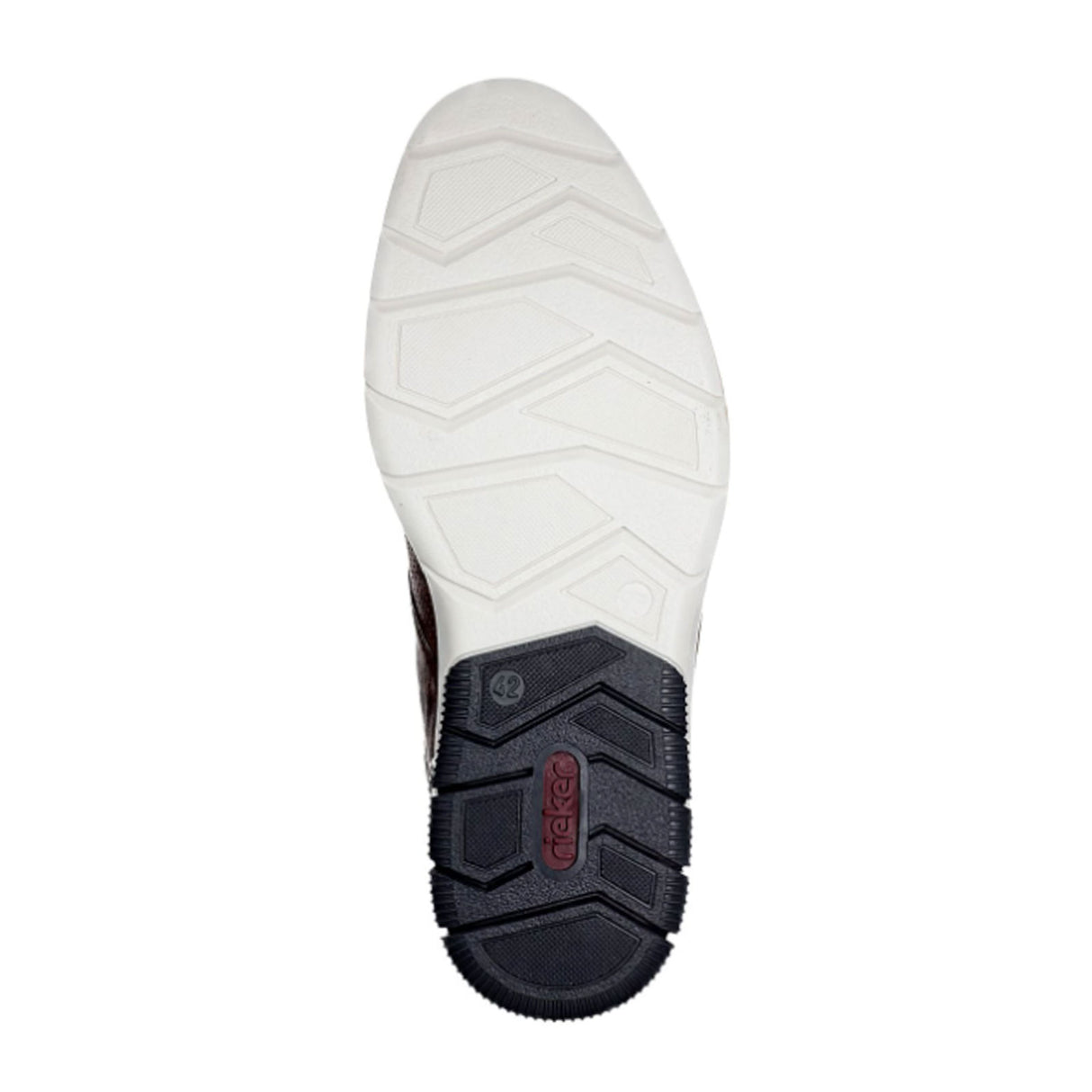 Rieker Dustin 14450-22 Lace Up (Men) - Nut/Blue Dress-Casual - Oxford - The Heel Shoe Fitters