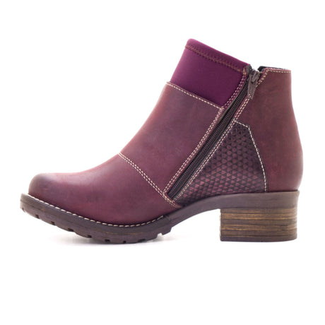 Dromedaris Kihana Metallic Ankle Boot (Women) - Violet Boots - Fashion - Ankle Boot - The Heel Shoe Fitters
