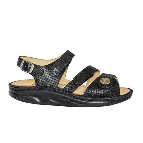 Finn Comfort Tiberias Backstrap Sandal (Women) - Nero Hardy Sandals - Backstrap - The Heel Shoe Fitters