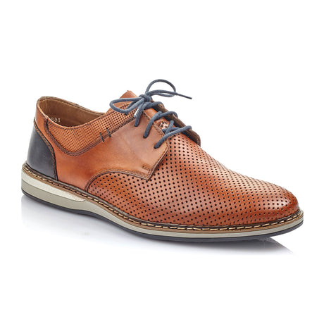 Rieker 16815-24 (Men) - Peanut/Ozean Dress-Casual - Oxfords - The Heel Shoe Fitters