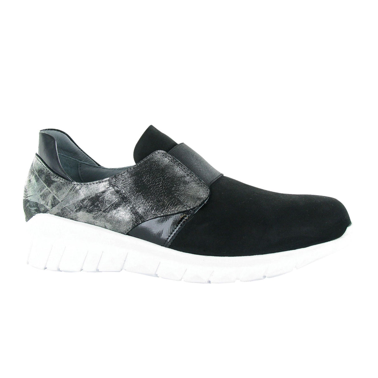 Naot Intrepid Slip On (Women) - Black/Onyx/Black Athletic - Athleisure - The Heel Shoe Fitters