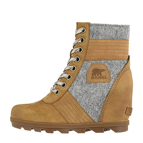 Sorel Lexie Wedge (Women) - Camel Brown Boots - Fashion - Wedge - The Heel Shoe Fitters