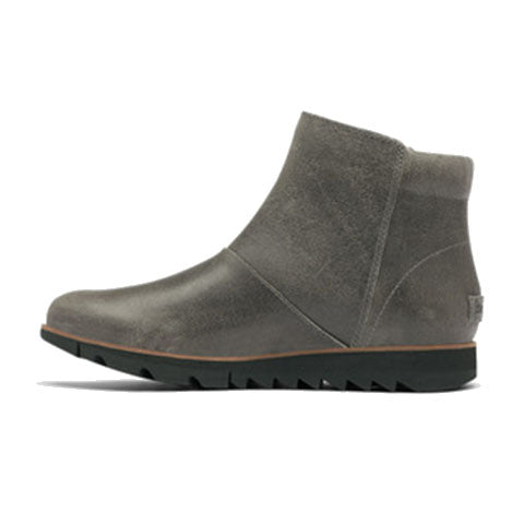 Sorel Harlow Zip Ankle Boot (Women) - Quarry Leather Boots - Fashion - Ankle Boot - The Heel Shoe Fitters