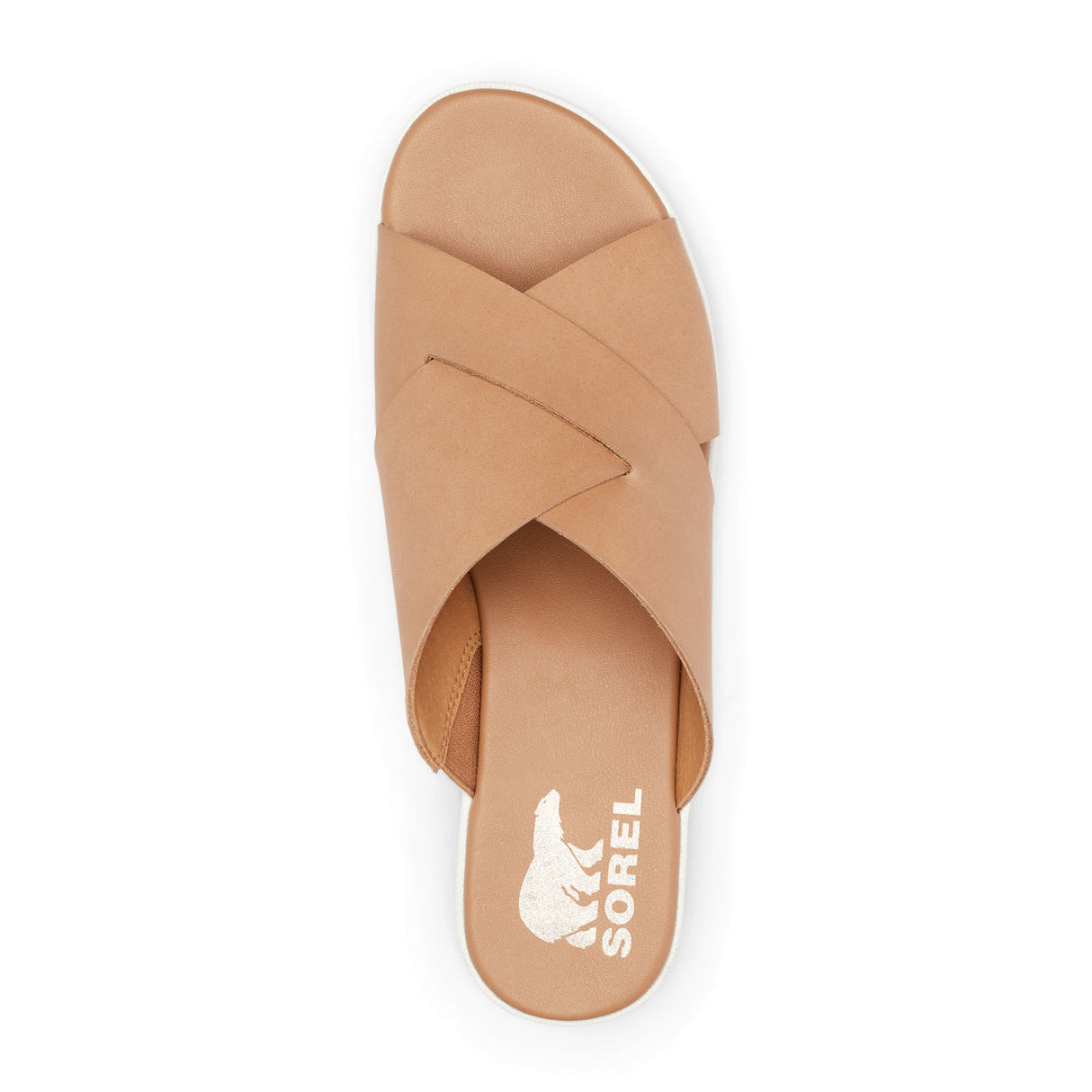 Sorel Cameron Flatform Slide Sandal (Women) - Honest Beige/Sea Salt Sandal - Slide - The Heel Shoe Fitters