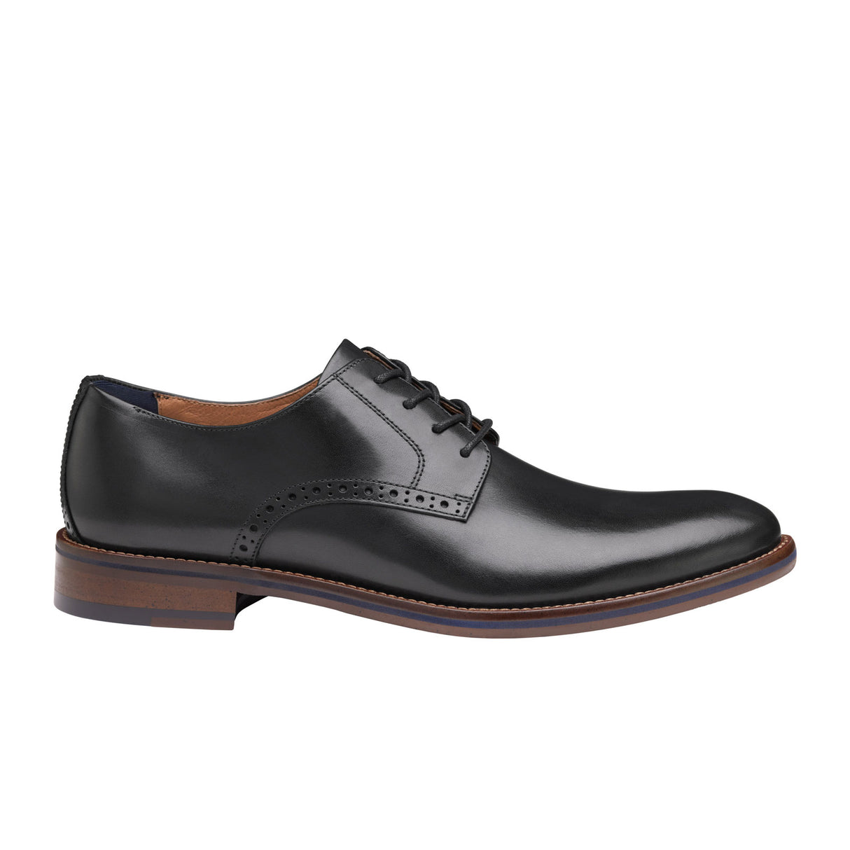 Johnston & Murphy Conard 2.0 Plain Toe Oxford (Men) - Black Full Grain Dress-Casual - Oxford - The Heel Shoe Fitters