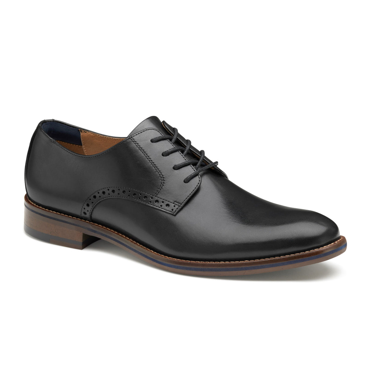 Johnston & Murphy Conard 2.0 Plain Toe Oxford (Men) - Black Full Grain Dress-Casual - Oxford - The Heel Shoe Fitters